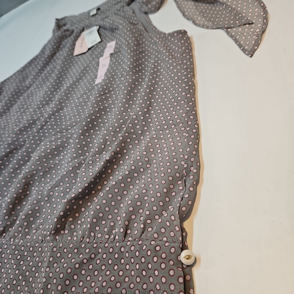 Banana Republic Polka Dot Halter Top Size Large Petite NWT - Picture 4 of 9